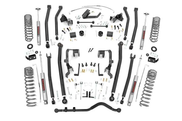 Rough Country - Rough Country Long Arm Suspension Lift Kit w/Shocks 4 in. 2 Door - 79030A - Image 1