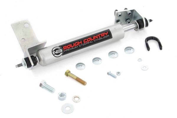 Rough Country - Rough Country N3 Steering Stabilizer Incl. Mounting Brackets and Hardware - 8732630 - Image 1