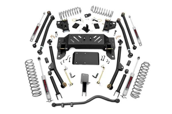 Rough Country - Rough Country X-Series Long Arm Suspension Lift Kit w/Shocks 4 in. Lift - 90222 - Image 1