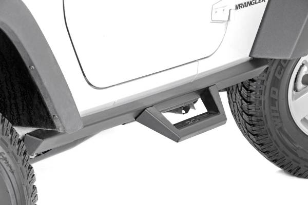 Rough Country - Rough Country Wheel To Wheel Nerf Step Bar Textured Black - 90763 - Image 1