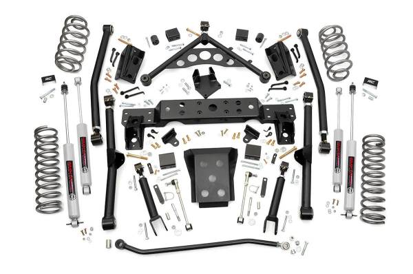 Rough Country - Rough Country X-Series Long Arm Suspension Lift Kit w/Shocks 4 in. Lift - 90820 - Image 1