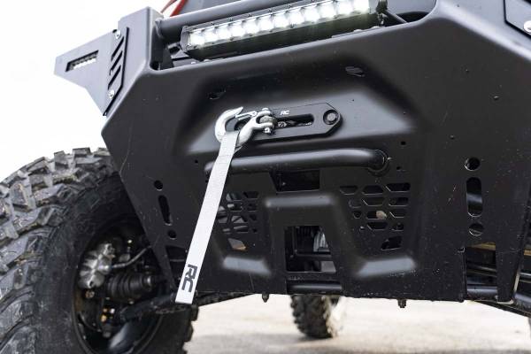 Rough Country - Rough Country Winch Mounting Plate Durable Black Powder Coating - 93036 - Image 1