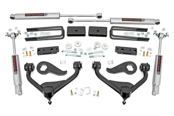Rough Country - Rough Country Suspension Lift Kit w/Shocks 3 in. Lift - 95830 - Image 1