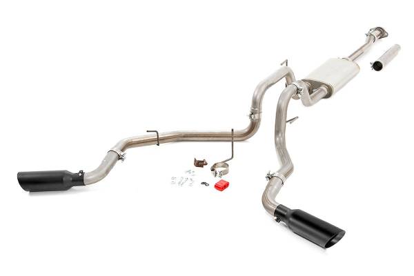 Rough Country - Rough Country Performance Exhaust System Dual Outlet Polished Stainless Steel - 96006 - Image 1