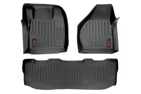 Rough Country - Rough Country Heavy Duty Floor Mats Front And Rear 3 pc. - M-52102 - Image 1