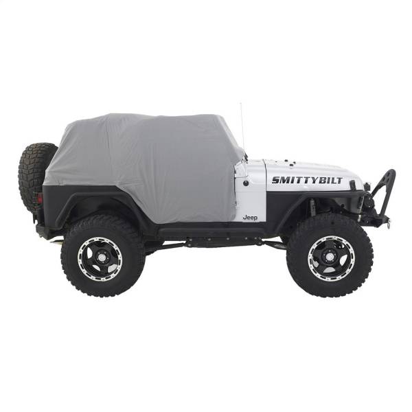 Smittybilt - Smittybilt Cab Cover Water Resistant w/Door Flaps Gray - 1061 - Image 1