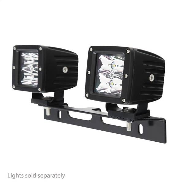 Smittybilt - Smittybilt License Plate Light Mount Incl. Hardware 1/4 in. No Drill Installation Black - 2815 - Image 1