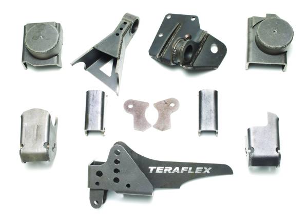 TeraFlex - JK Front Axle Bracket Kit - Image 1