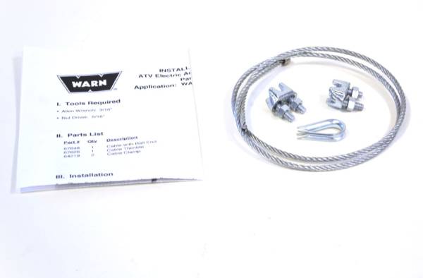 Warn - Warn PLOW ACT WIRE ROPE 68135 - Image 1