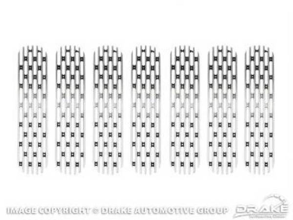 DV8 Offroad - DV8 Offroad Grill Inserts; 7-Pieces; Polished D-JP-190008-POLSH - Image 1