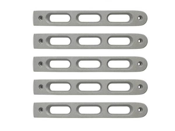 DV8 Offroad - DV8 Offroad Silver Slot Door Handle Insert; 5-Pieces D-JP-190026-AL-5 - Image 1