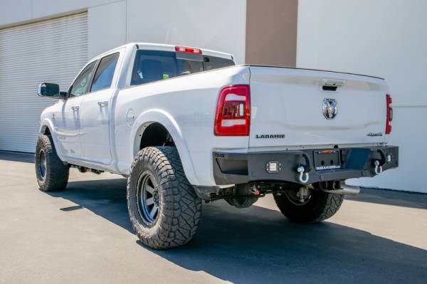 DV8 Offroad - DV8 Offroad RBDR2-03 10-21 RAM 2500/3500 REAR BUMPER WITH CORNER FOOTSTEPS AND LED LIGHTS RBDR2-03 - Image 1