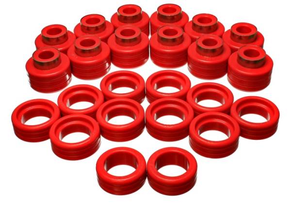 Energy Suspension - Energy Suspension BODY MOUNT BUSHING SET 3.4148R - Image 1