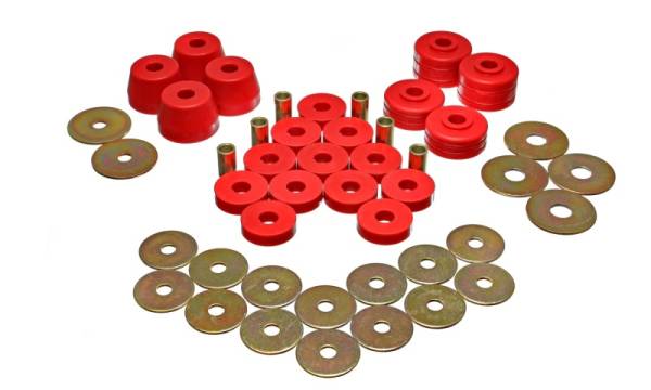 Energy Suspension - Energy Suspension BODY MOUNT BUSHING SETS 5.4102R - Image 1