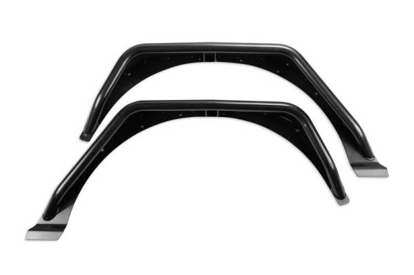 Fabtech - Fabtech JEEP JT TUBE FENDERS RR STL PWDRCOAT BLK TEXTURE FTS24248 - Image 1