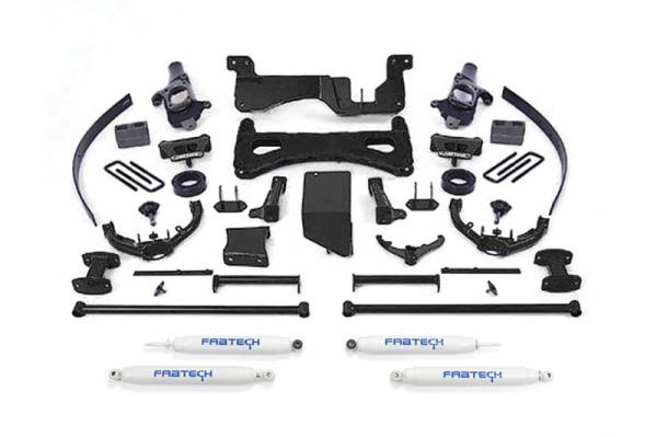 Fabtech - Fabtech 8" PERF SYS W/PERF SHKS 01-06 GM C/K2500HD, C/K3500 NON DUALLY K1015 - Image 1