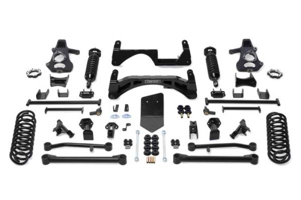 Fabtech - Fabtech 6" PERF SYS W/ DL 2.5 & 2.25 07-14 GM K1500 SUV 4WD W/O AUTORIDE K1021DL - Image 1