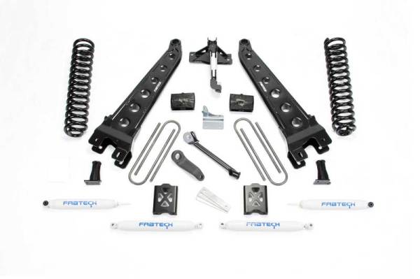 Fabtech - Fabtech 6" RAD ARM SYS W/COILS & PERF SHKS 05-07 FORD F250 4WD W/O FACTORY OVERLOAD K2011 - Image 1