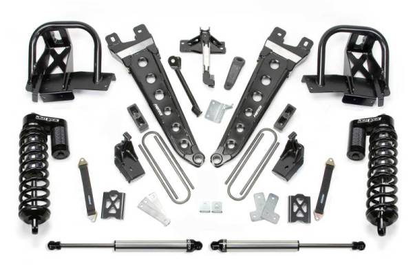 Fabtech - Fabtech 6" RAD ARM SYS W/DLSS 4.0 C/O& RR DLSS 05-07 FORD F250 4WD W/FACTORY OVERLOAD K20121DL - Image 1