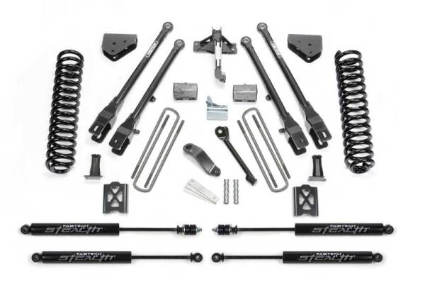 Fabtech - Fabtech 6" 4LINK SYS W/COILS & STEALTH 05-07 FORD F250 4WD W/O FACTORY OVERLOAD K2013M - Image 1