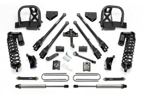 Fabtech - Fabtech 6" 4LINK SYS W/DLSS 4.0 C/O & RR DLSS 08-10 FORD F350 4WD K20321DL - Image 1