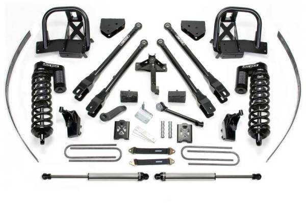 Fabtech - Fabtech 8" 4LINK SYS W/DLSS 4.0 C/O & RR DLSS 08-10 FORD F250 4WD W/FACTORY OVERLOAD K20361DL - Image 1