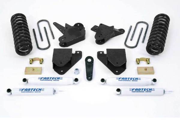 Fabtech - Fabtech 6" BASIC SYS W/PERF SHKS 99-00 FORD F250/350 2WD W/GAS & 6.0L DIESEL K2097 - Image 1