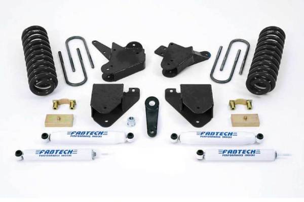 Fabtech - Fabtech 6" BASIC SYS W/PERF SHKS 99-00 FORD F250/350 2WD W/7.3L DIESEL K2099 - Image 1