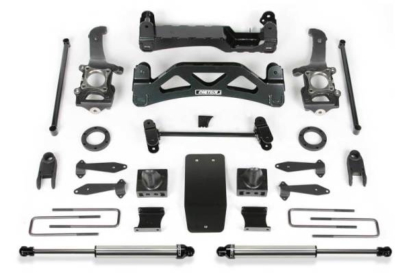 Fabtech - Fabtech 6" BASIC SYS W/FRT SHK EXTNS & RR DLSS 04-08 FORD F150 4WD V8 ONLY K2116DL - Image 1