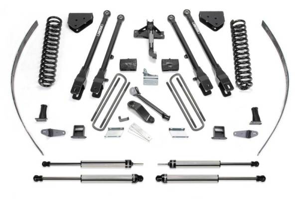Fabtech - Fabtech 8" 4LINK SYS W/COILS & DLSS SHKS 2008-16 FORD F250 4WD W/O FACTORY OVERLOAD K2125DL - Image 1