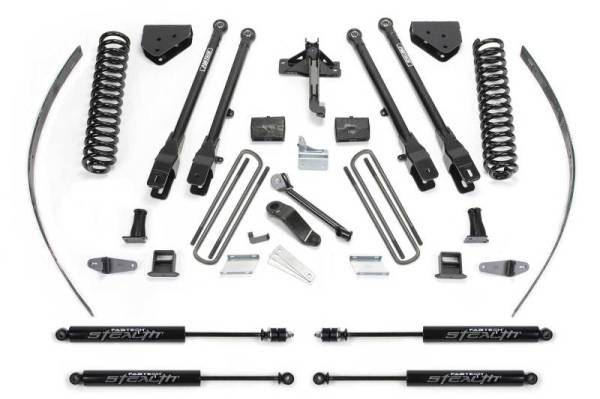 Fabtech - Fabtech 8" 4LINK SYS W/COILS & STEALTH 2008-16 FORD F250 4WD W/O FACTORY OVERLOAD K2125M - Image 1