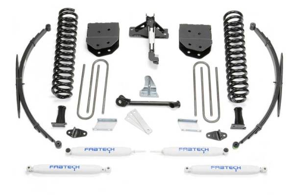 Fabtech - Fabtech 8" BASIC SYS W/PERF SHKS & RR LF SPRNGS 2008-16 FORD F250/350 4WD K2127 - Image 1