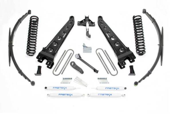 Fabtech - Fabtech 8" RAD ARM SYS W/COILS & RR LF SPRNGS & PERF SHKS 2008-16 FORD F250/350 4WD K2128 - Image 1