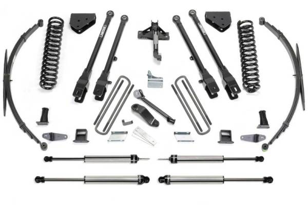 Fabtech - Fabtech 8" 4LINK SYS W/COILS & RR LF SPRNGS & DLSS SHKS 2008-16 FORD F250/350 4WD K2129DL - Image 1