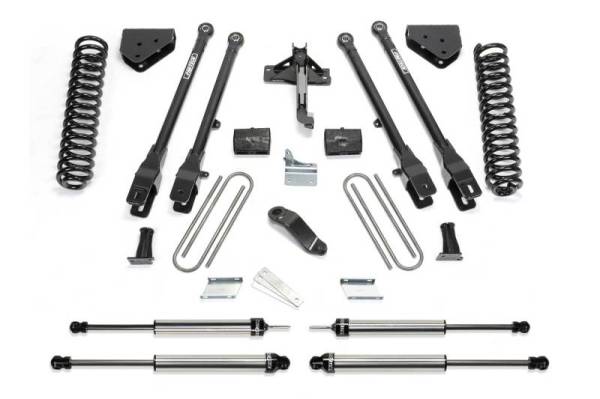 Fabtech - Fabtech 6" 4LINK SYS W/COILS & DLSS SHKS 2008-16 FORD F350/450 4WD 8 LUG K2132DL - Image 1