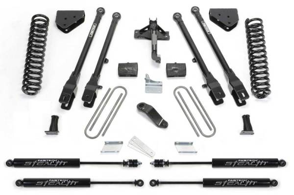Fabtech - Fabtech 6" 4LINK SYS W/COILS & STEALTH 2008-16 FORD F350/450 4WD 8 LUG K2132M - Image 1