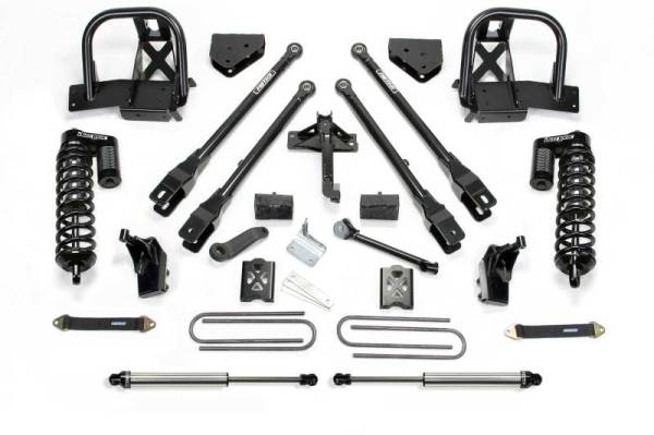 Fabtech - Fabtech 6" 4LINK SYS W/DLSS 4.0 C/O& RR DLSS 2011-16 FORD F250 4WD K2138DL - Image 1