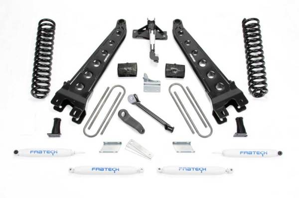 Fabtech - Fabtech 6" RAD ARM SYS W/COILS & PERF SHKS 2011-13 FORD F450/550 4WD 10 LUG K2156 - Image 1