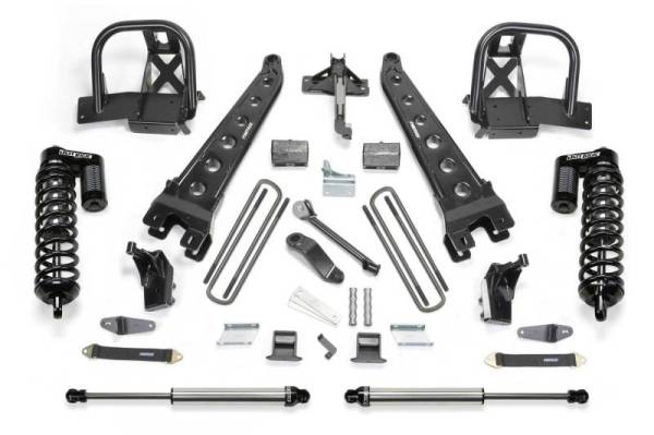 Fabtech - Fabtech 6" RAD ARM SYS W/DLSS 4.0 C/O& RR DLSS 2011-13 FORD F450/550 4WD 10 LUG K2158DL - Image 1