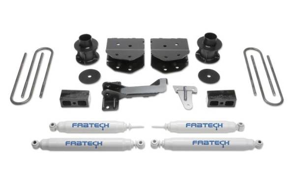 Fabtech - Fabtech 4" BUDGET SYS W/PERF SHOCKS 2005-07 FORD F250/350 4WD K2181 - Image 1