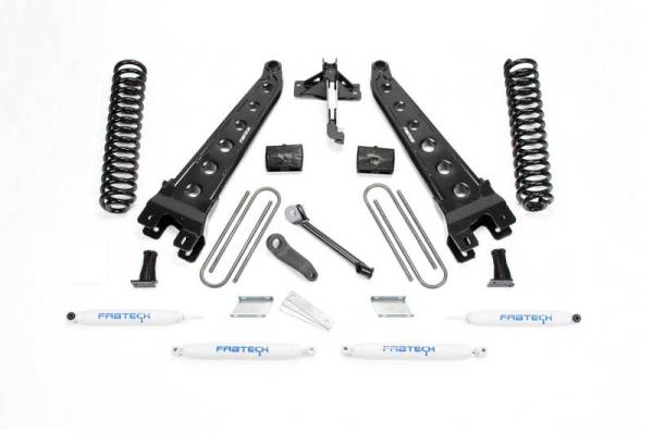 Fabtech - Fabtech 4" RAD ARM SYS W/COILS & PERF SHKS 17-21 FORD F250/F350 4WD DIESEL K2215 - Image 1