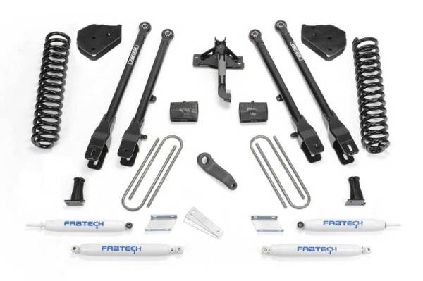 Fabtech - Fabtech 6" 4LINK SYS W/COILS & PERF SHKS 17-21 FORD F250/F350 4WD GAS K2257 - Image 1