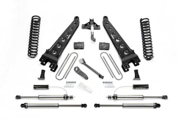 Fabtech - Fabtech 4" RAD ARM SYS W/COILS & 2.25 DL RESI FRT AND DL RR SHKS 17-21 FORD F250/350 4WD K2291DL - Image 1