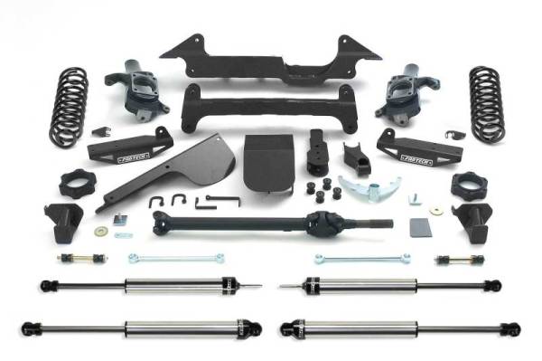 Fabtech - Fabtech 6" PERF SYS W/DLSS SHKS 03-08 HUMMER H2 SUV/SUT 4WD W/RR COIL SPRINGS K5000DL - Image 1