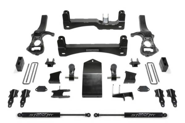 Fabtech - Fabtech 4" BASIC SYS W/ STEALTH 2019-22 GM C/K1500 P/U W/TRAIL BOSS/AT4 PKG K1136M - Image 1