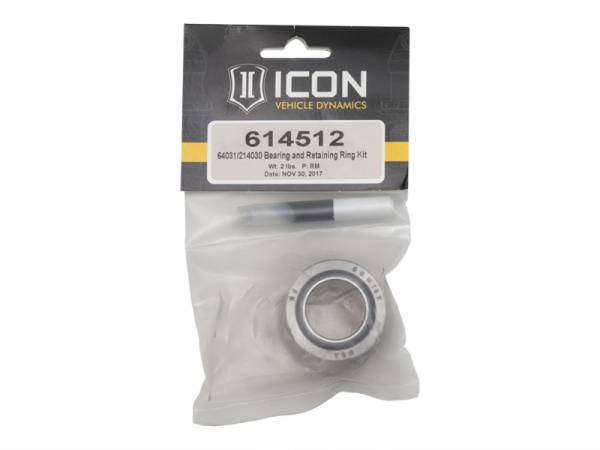 ICON Vehicle Dynamics - ICON Vehicle Dynamics 64031/214030 BEARING AND RET RING KIT 614512 - Image 1