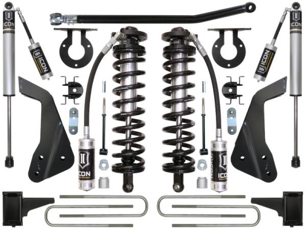 ICON Vehicle Dynamics - ICON Vehicle Dynamics 05-07 FORD F-250/F-350 4-5.5" STAGE 1 COILOVER CONVERSION SYSTEM K63111 - Image 1