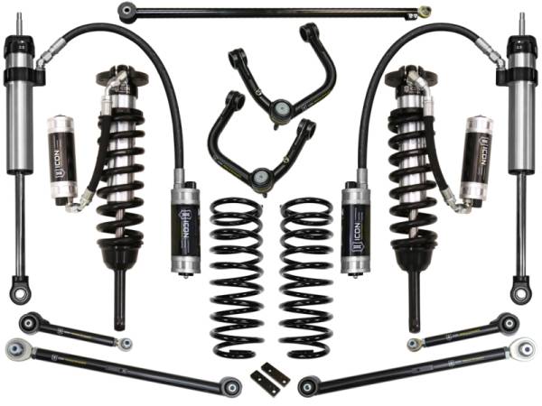 ICON Vehicle Dynamics - ICON Vehicle Dynamics 10-UP FJ/10-UP 4RUNNER 0-3.5" STAGE 7 SUSPENSION SYSTEM W TUBULAR UCA K53067T - Image 1