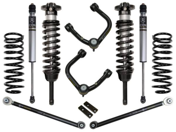 ICON Vehicle Dynamics - ICON Vehicle Dynamics 10-UP FJ/10-UP 4RUNNER 0-3.5" STAGE 3 SUSPENSION SYSTEM W TUBULAR UCA K53063T - Image 1