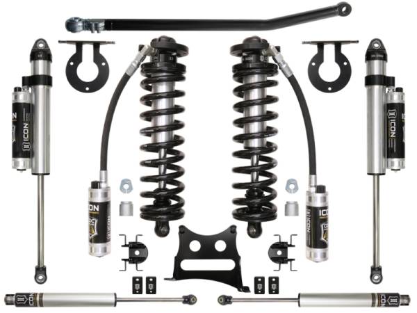 ICON Vehicle Dynamics - ICON Vehicle Dynamics 05-16 FORD F-250/F-350 2.5-3" STAGE 4 COILOVER CONVERSION SYSTEM K63104 - Image 1